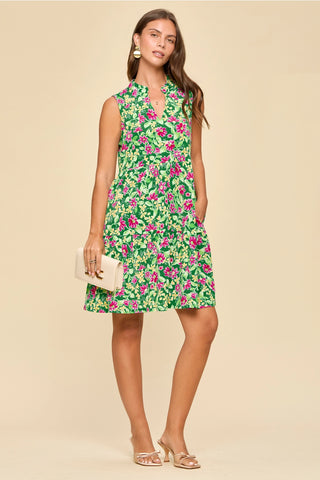 Super cute, wrinkle free - floral dress 