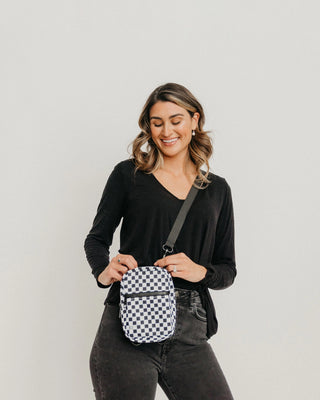 Brixley Checkered Crossbody