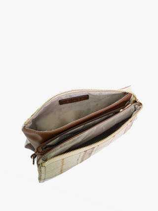 Riley Gingham 3 Compartment Crossbody/Wristlet