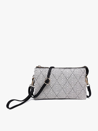 Riley Woven Arrowhead 3 Compartment Crossbody