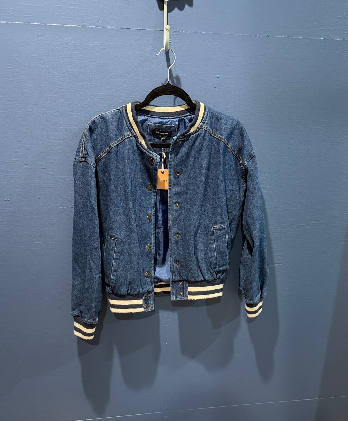 Denim Bomber Jacket