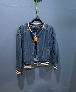Denim Bomber Jacket