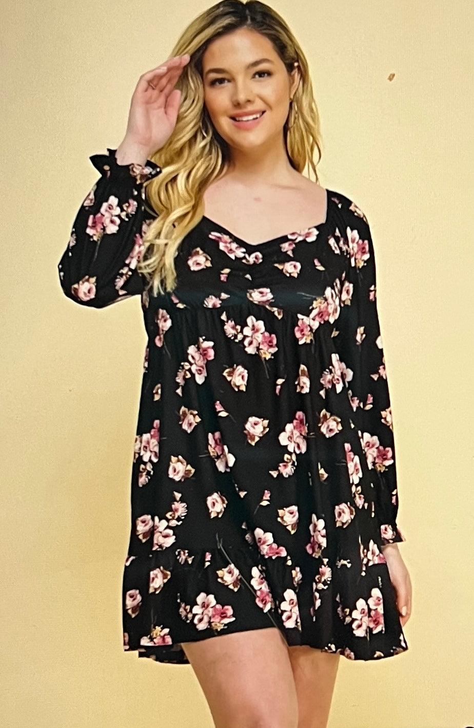 Floral Babydoll Dress