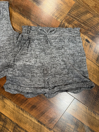 Girl's 2 Pc. Soft Waffle Short Set