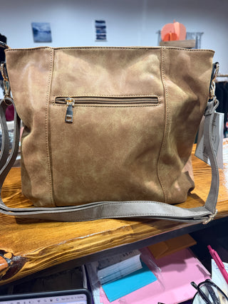 Mina Distressed Hobo Bag