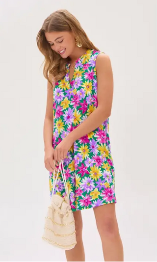 Floral Sleeveless Mini Dress