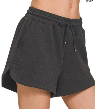 Shorts with  elastic waist & drawstring