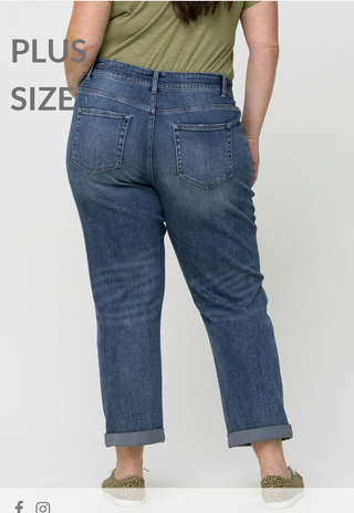 Vervet Boyfriend Cuff Jeans
