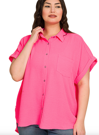 Woven Airflow Top