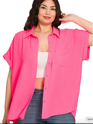 Woven Airflow Top