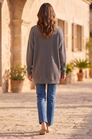 Dear Scarlet Ribbed Cardigan