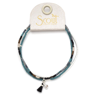 Scout Chromacolor Miyuki Bracelet-black/multi silver
