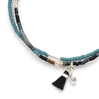 Scout Chromacolor Miyuki Bracelet-black/multi silver