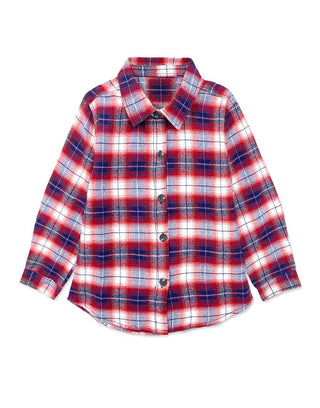 Girl's Plaid Flannel Shirt
