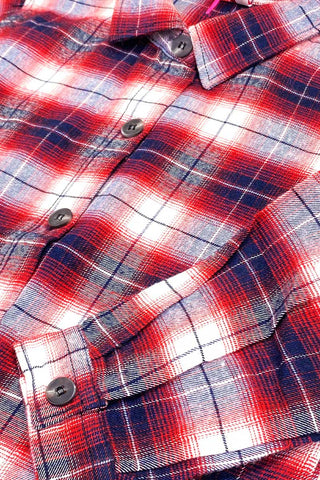 Girl's Plaid Flannel Shirt