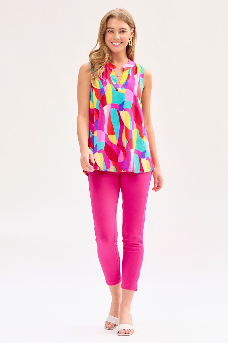 Multi Color Wrinkle Free Tank