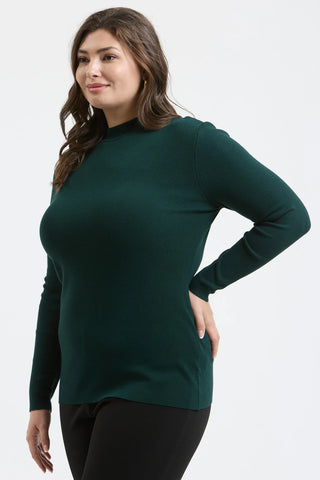 Mock Neck Long Sleeve Sweater