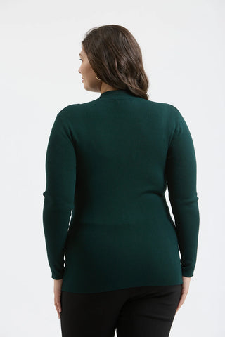 Mock Neck Long Sleeve Sweater